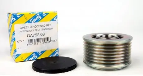 GA75208 Шків генератора Ford Transit 2.4DI 00- SNR NTN підбір по vin на Brocar