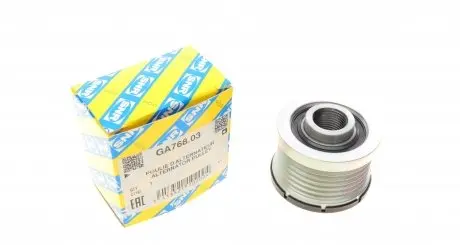 GA76803 Шків генератора Nissan Qashqai 2.0i 07-13 (49.82x39.8) SNR NTN підбір по vin на Brocar