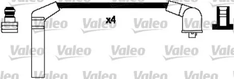 346316 Дроти запалення, набір VALEO підбір по vin на Brocar