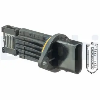 AF1036612B1 Измеритель массы воздуха DELPHI підбір по vin на Brocar