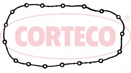 028197P Прокладка поддона картера резиновая CORTECO подбор по vin на Brocar