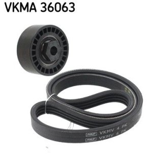 VKMA36063 Роликовий модуль натягувача ременя (ролик, ремінь) SKF підбір по vin на Brocar