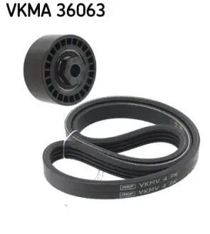 VKMA36063 Zest.paska micro RENAULT/DACIA LOGAN/SANDERO/KUBISTAR/CLIO II 4PK908 SKF підбір по vin на Brocar