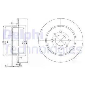 BG3102 ВЕСТ ХЕМ. MITSUBISHI Colt, Lancer, Lancer EVO I, Lancer EVO II, Lan DELPHI підбір по vin на Brocar