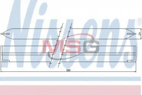 95500 Осушитель, кондиционер NISSENS подбор по vin на Brocar