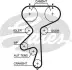 Пасок ГРМ 168z Opel Astra G, H / Opel Zafira B 2.0 98- 5542XS