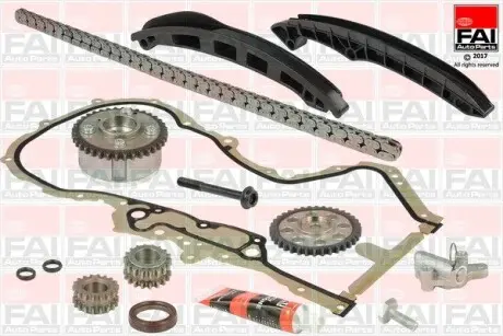 TCK211VVT К-кт цепи ГРМ Audi A1/3,Seat,Skoda Fabia II,Octavia II,Rapid,Roomster,Golf V,VI,Jetta III,IV,Passat,Sharan,Tiguan,Touran 1.4/1.6TSI FAI AUTOPARTS подбор по vin на Brocar
