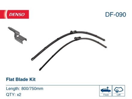 DF090 Щетка стеклоочистителя DENSO підбір по vin на Brocar