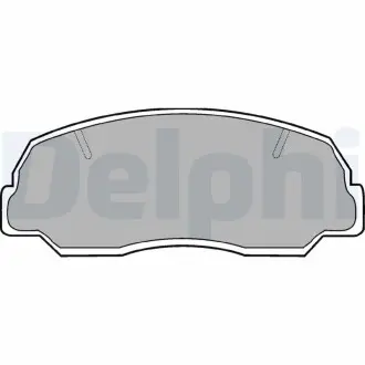 LP400 Комплект тормозных колодок, дисковый тормоз DELPHI підбір по vin на Brocar