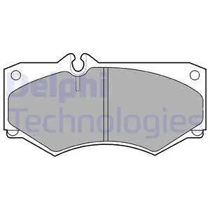 LP468 Гальмівні колодки перед. W463207-508,VW LT 40, 45 DELPHI підбір по vin на Brocar