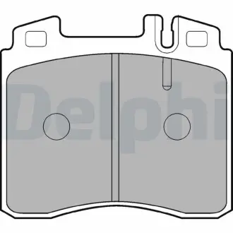 LP842 Гальмівні колодки дискові MERCEDES S(W140)/SL(R107) "F \'\'85-99 DELPHI підбір по vin на Brocar
