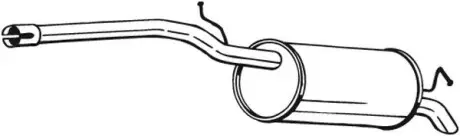 280161 Глушник задній BOSAL підбір по vin на Brocar
