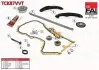 Комплект цепи ГРМ VW Golf V 1.4TSI, 10/03 - 02/09, 90/103/125kw, (z=130/18-23/36/36) TCK87VVT
