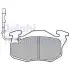 Тормозные колодки дисковые CITROEN/PEUGEOT Saxo/106/205/306 "F "83-98 LP490
