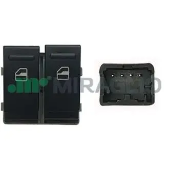 121VKB76009 WŁĽCZNIK PODN.SZYBY ZESPOLONY VOLKSWAGEN MULTIVAN 03- /PRZ/ /L+P/ MIRAGLIO підбір по vin на Brocar