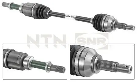 DK68001 Вісь приводу Передній права 899mm NISSAN NV200, NV200 / EVALIA Electric 05.14- SNR NTN підбір по vin на Brocar