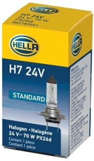 8GH178555251 Лампочка H7 70W 24V.. <> HELLA подбор по vin на Brocar