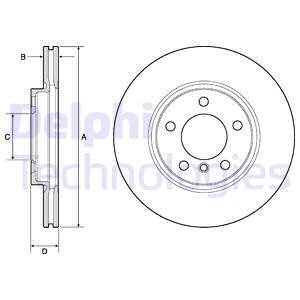 BG4771C Тормозной диск DELPHI подбор по vin на Brocar