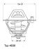 463882D Термостат системи охолодження WAHLER підбір по vin на Brocar