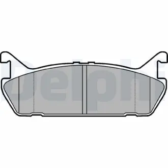 LP931 Тормозные колодки дисковые SUZUKI/DAIHATSU/MAZDA Baleno/Applause/MX5/323/RX7 "F "89-02 DELPHI подбор по vin на Brocar