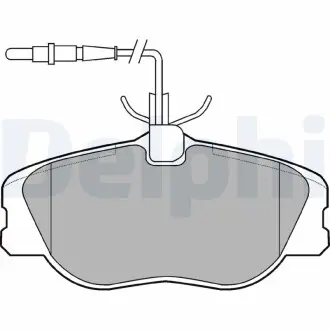LP909 Комплект тормозных колодок, дисковый тормоз DELPHI подбор по vin на Brocar