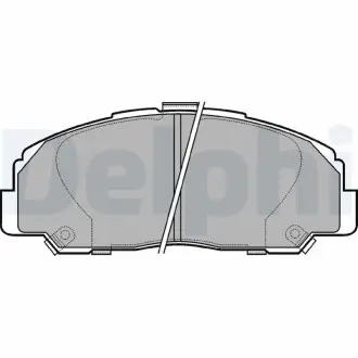 LP944 Комплект гальмівних колодок, дискове гальмо DELPHI підбір по vin на Brocar