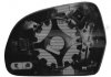 Стекло зеркала AUDI A4 07-09, A3 08-10 с благоговением, с подогревом / TYC/ 302-0071-1