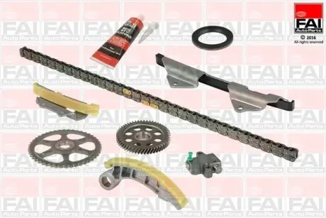 TCK162 К-кт ланцюга ГРМ (+шестерні, натяжник) HONDA ACCORD VII 2.2CTDi 04-08, CIVIC VIII 2.2CTDi 05- FAI AUTOPARTS підбір по vin на Brocar