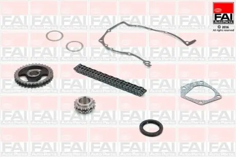 TCK64 К-кт ланцюга ГРМ (ланцюг+2 шестерні+прокладки+саль FAI AUTOPARTS підбір по vin на Brocar