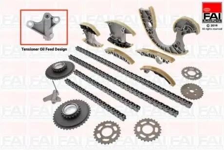 TCK220NG К-кт цепи ГРМ Audi A4/6/8,Q7,Touareg 2.7/3.0TDI -4 FAI AUTOPARTS підбір по vin на Brocar