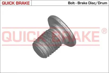11661 ruba M8x1 / 14,0x12,5 TORX 30 z klejem zabezpieczajšcym QUICK BRAKE підбір по vin на Brocar