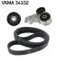 ZESTAW PASKA PK. FORD TRANSIT CONNECT,TOURNEO CONNECT 02-13 VKMA 34102