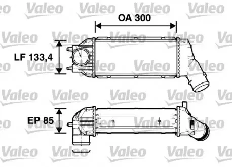 817638 Інтеркулер VALEO підбір по vin на Brocar