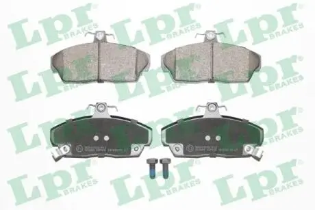 05P430 Комплект тормозных колодок, дисковый тормоз LPR 05P430 LPR подбор по vin на Brocar
