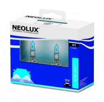 N448BSCB Автолампа Neolux n448bscb Blue Light H1 P14,5s 55 W прозрачно-голубая NEOLUX підбір по vin на Brocar