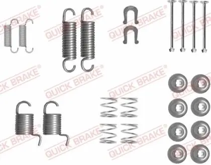 1050834 Комплект монтажный тормозных колодок Daihatsu Rocky 2.8 TD 91-98, Toyota Hiace III 2.0/2.4 89-95 QUICK BRAKE подбор по vin на Brocar