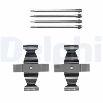 LX0546 Комплектуючі, колодки дискового гальма DELPHI підбір по vin на Brocar
