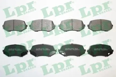 05P1574 Гальмівні колодки, дискове гальмо (набір) LPR підбір по vin на Brocar