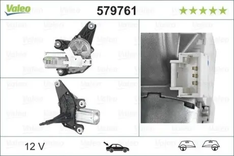 579761 Двигатель стеклоочистителя VALEO подбор по vin на Brocar