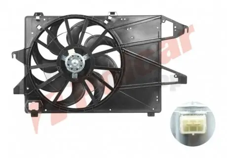 321623W1 Вентилятор з корпусом / кронштейном POLCAR підбір по vin на Brocar