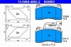 Комплект тормозных колодок, дисковый тормоз 13.0460-4803.2