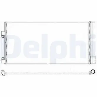 TSP0225638 Радіатор кондиціонера DELPHI підбір по vin на Brocar