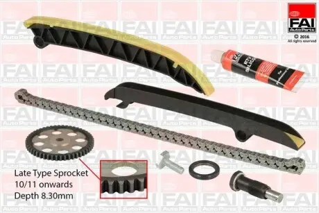 TCK208L К-кт цепи Audi A3,Skoda Fabia II,Rapid,Octavia II,Caddy III,Golf VI,Touran 1.2TSI FAI AUTOPARTS подбор по vin на Brocar