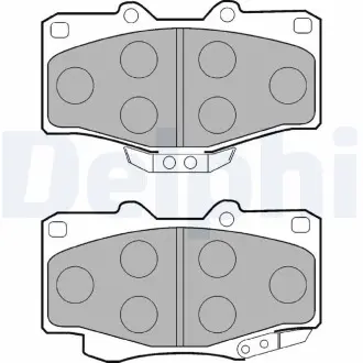 LP854 Колодка тормозн.передн.Hilux II,LandCruiser,VW Taro,BMW E38 740 DELPHI підбір по vin на Brocar