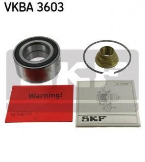 VKBA3603 Підшипник кульковий d>30 SKF підбір по vin на Brocar