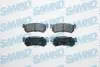 5SP1199 Комплект тормозных колодок, дисковый тормоз SAMKO підбір по vin на Brocar