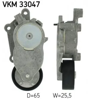 VKM33047 Ролик модуля натягувача ременя SKF підбір по vin на Brocar