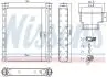 72065 Радіатор опалення NISSENS підбір по vin на Brocar
