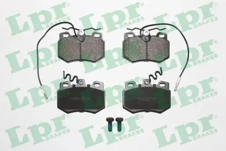 05P272 Комплект гальмівних колодок, дискове гальмо LPR підбір по vin на Brocar