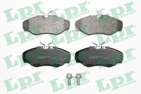05P908 Гальмівні колодки, дискове гальмо (набір) LPR підбір по vin на Brocar
